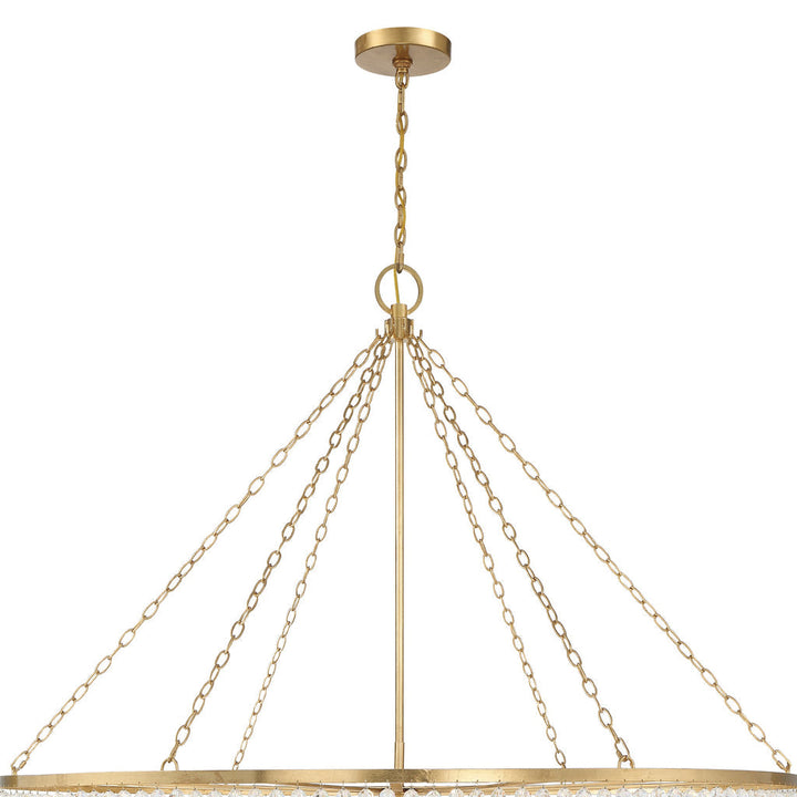 Rylee 24 Light Antique Gold Chandelier Crystorama