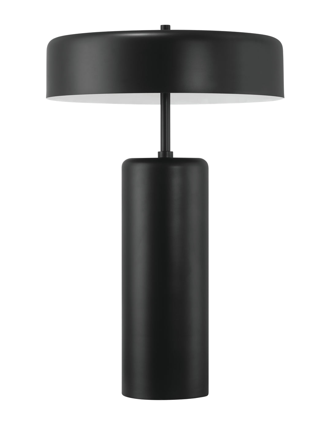 CRAFTMADE 3 Light Table Lamp in Flat Black