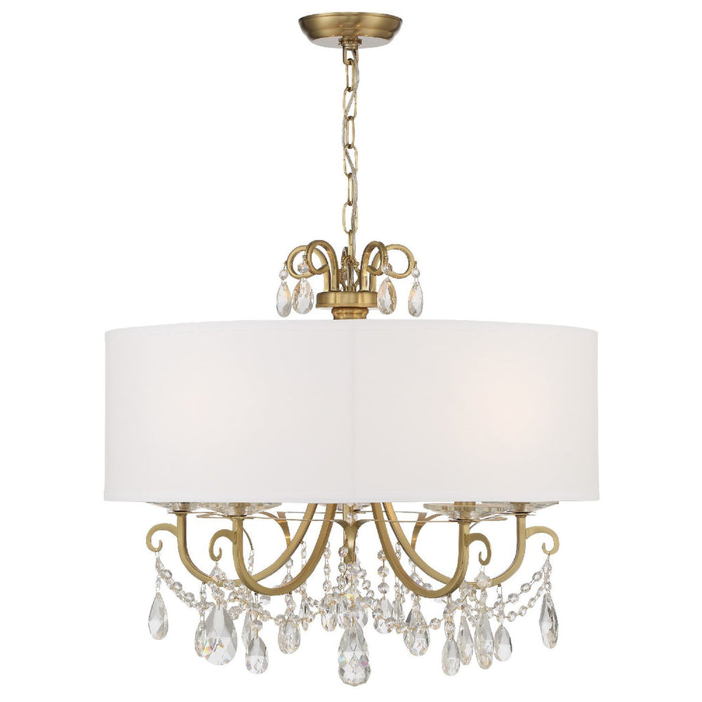 Othello 5 Light Vibrant Gold Chandelier Crystorama