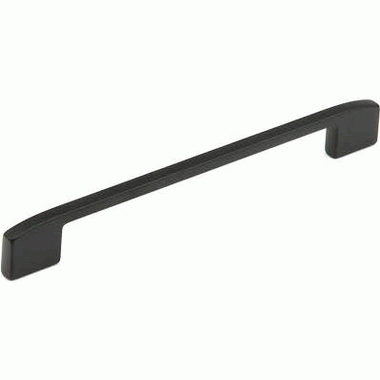 SCHAUB 7 7/8 Inch (6 1/4 Inch c-c) Sorrento Cabinet Pull (Matte Black Finish)