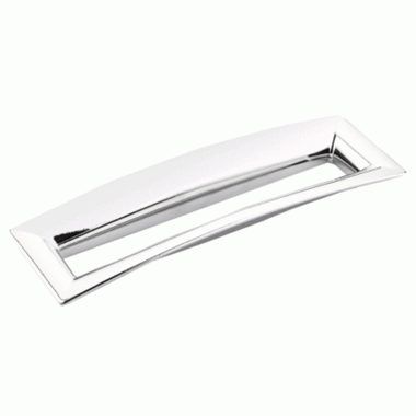 SCHAUB 7 Inch (6 1/4 Inch c-c) Finestrino Flared Rectangle Pull (Polished Chrome Finish)