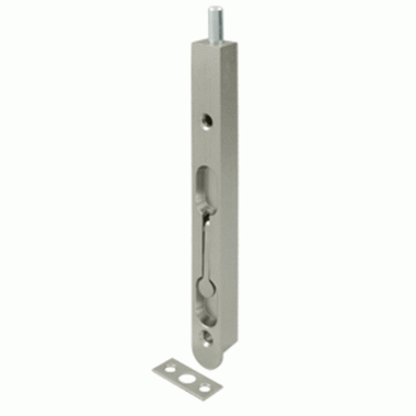 7 Inch Zinc Flush Bolt (Brushed Nickel Finish) DELTANA