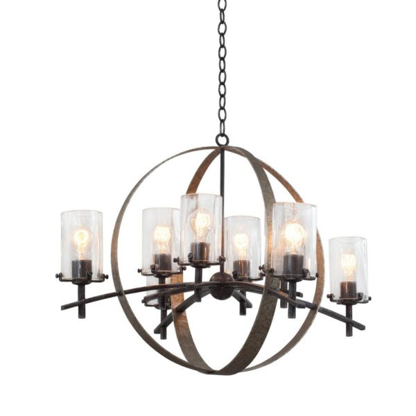 Irvine 8 Light Chandelier Kalco