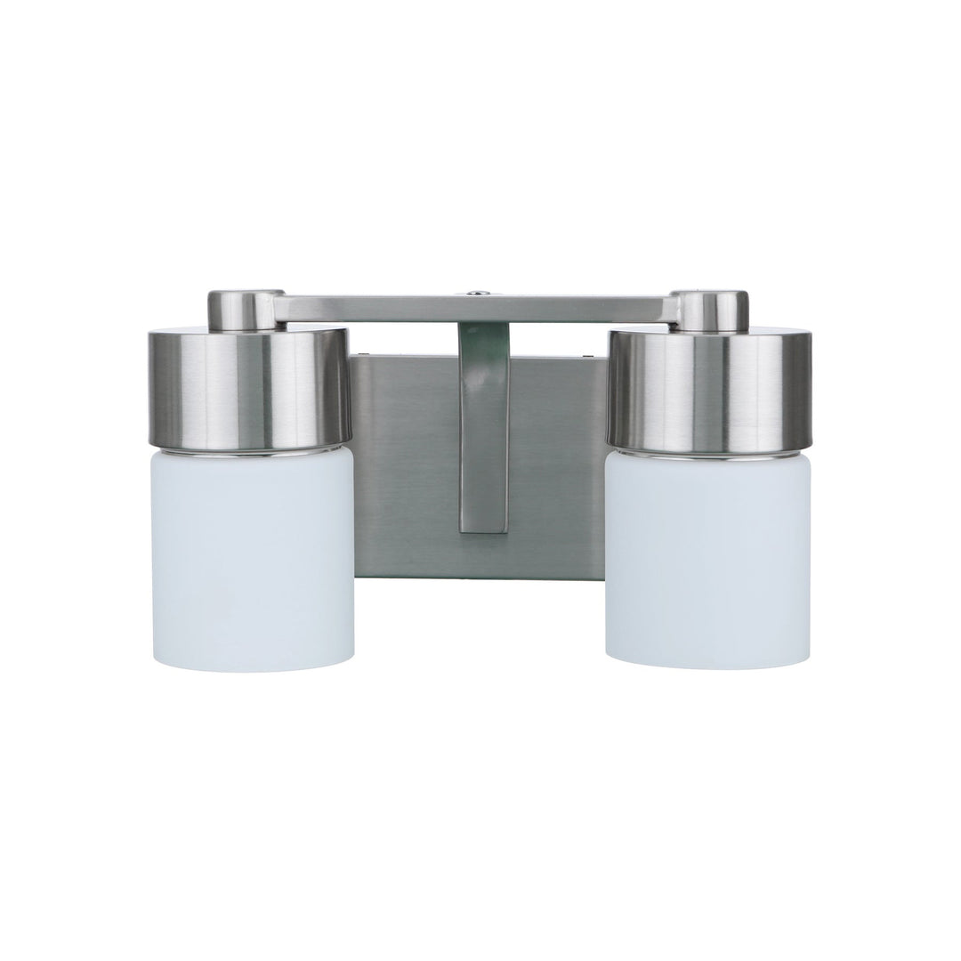 CRAFTMADE District 2 Light Vanity in Brushed Polished Nickel