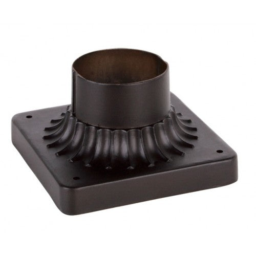 Bronze Outdoor Pier Mount Adapter Livex