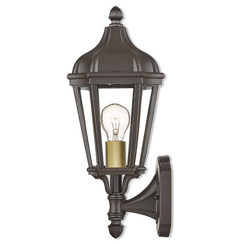 1 Light Bronze Outdoor Wall Lantern Livex