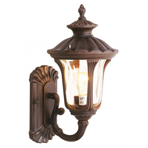 1 Light Imperial Bronze Outdoor Wall Lantern Livex