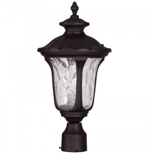 1 Light Bronze Outdoor Post Top Lantern Livex