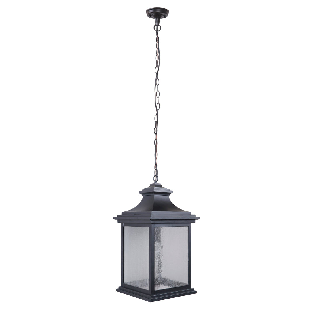 CRAFTMADE Gentry 1 Light Large Outdoor Pendant in Midnight