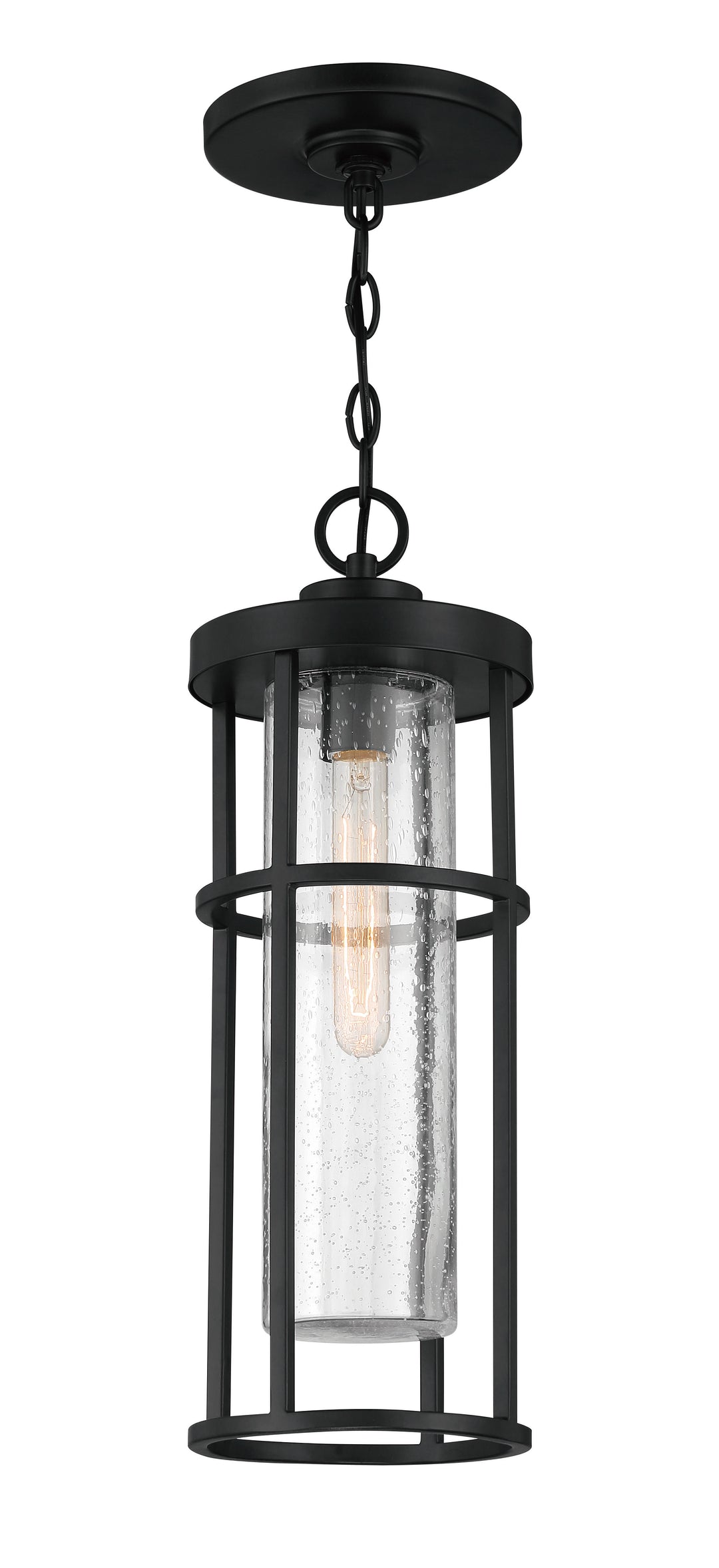 CRAFTMADE Encompass 1 Light Outdoor Pendant in Midnight