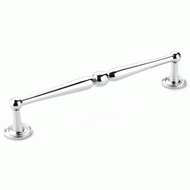 SCHAUB 8 1/2 Inch (8 Inch c-c) Atherton Pull (Polished Chrome Finish)