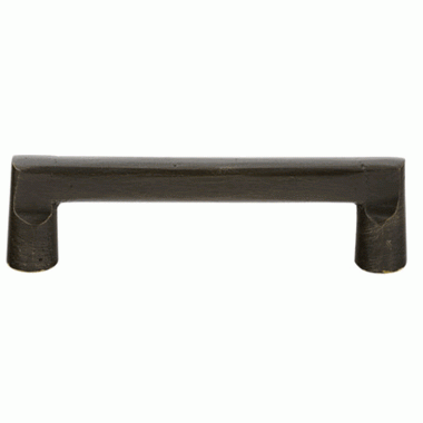 EMTEK 8 1/2 Inch (8 Inch c-c) Sandcast Bronze Rail Pull (Medium Bronze Finish)