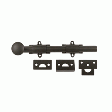 DELTANA 8 Inch Deltana Heavy Duty Surface Bolt (Oil Rubbed Bronze Finish)