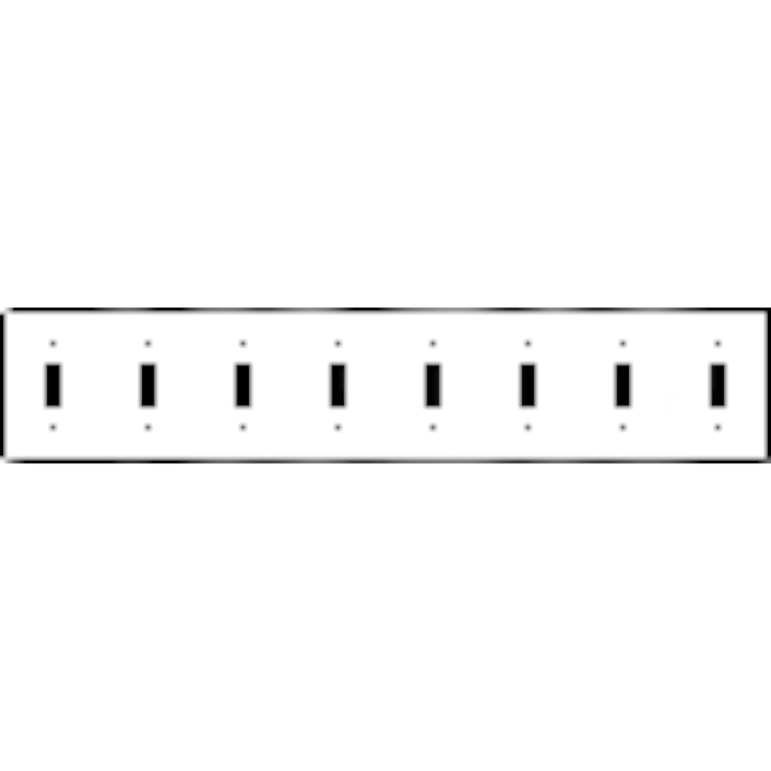 Oceanus Shell Wall Plate (Bright Nickel Finish)