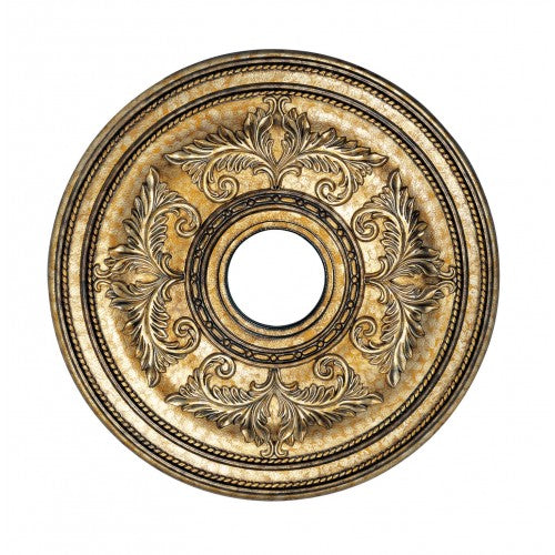 Vintage Gold Leaf Ceiling Medallion Livex