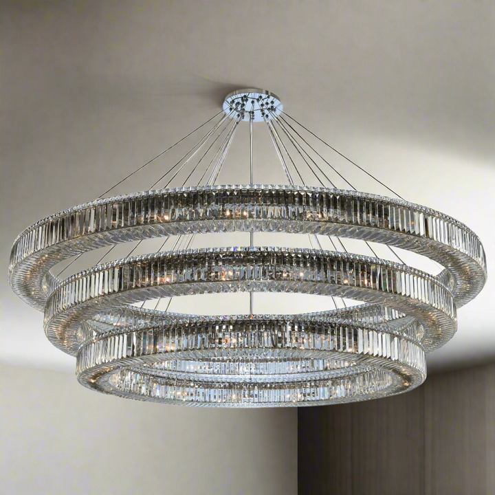 Rondelle (60 + 72 + 84) Inch 3 Tier Pendant