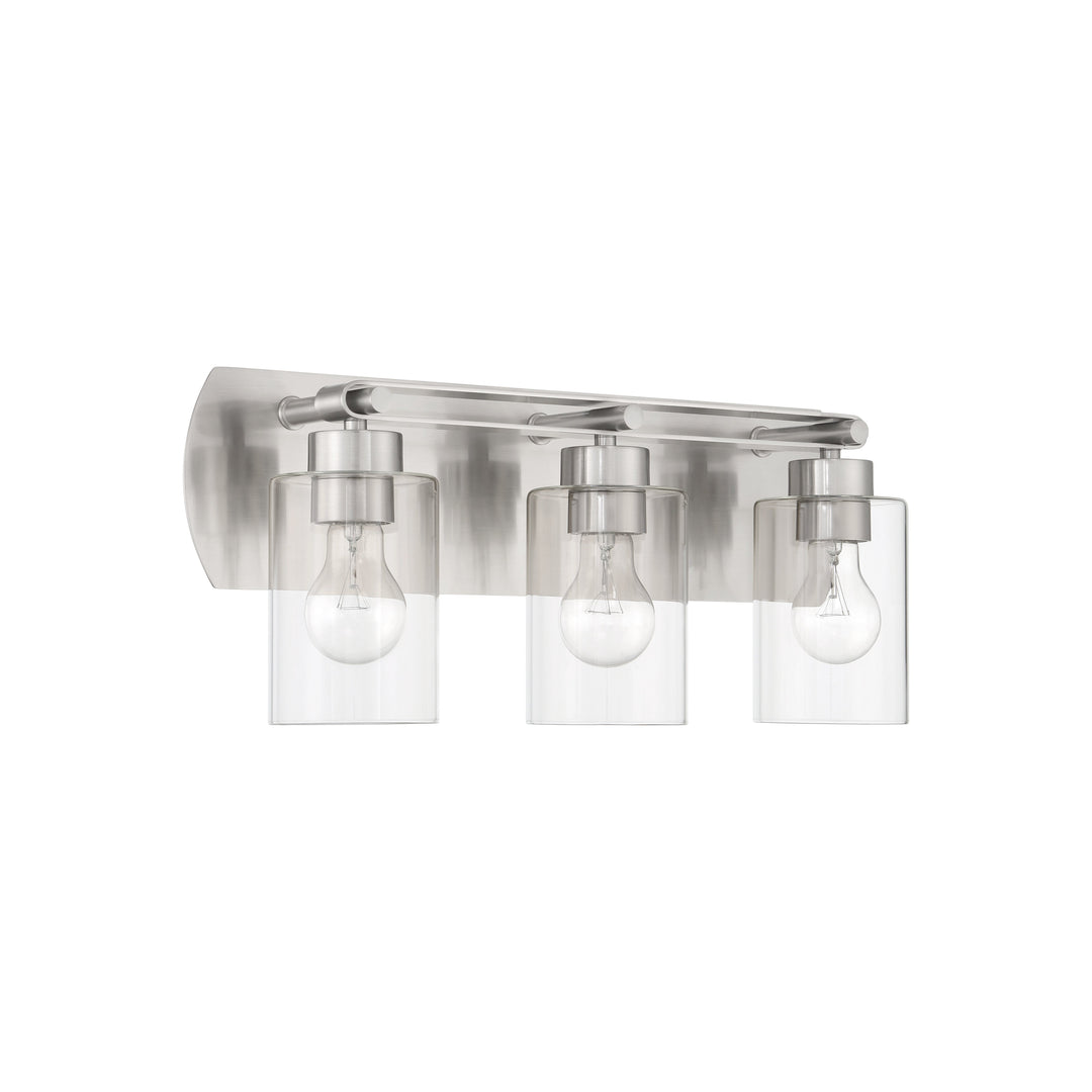 CRAFTMADE Hendrix 3 Light Vanity in Brushed Polished Nickel