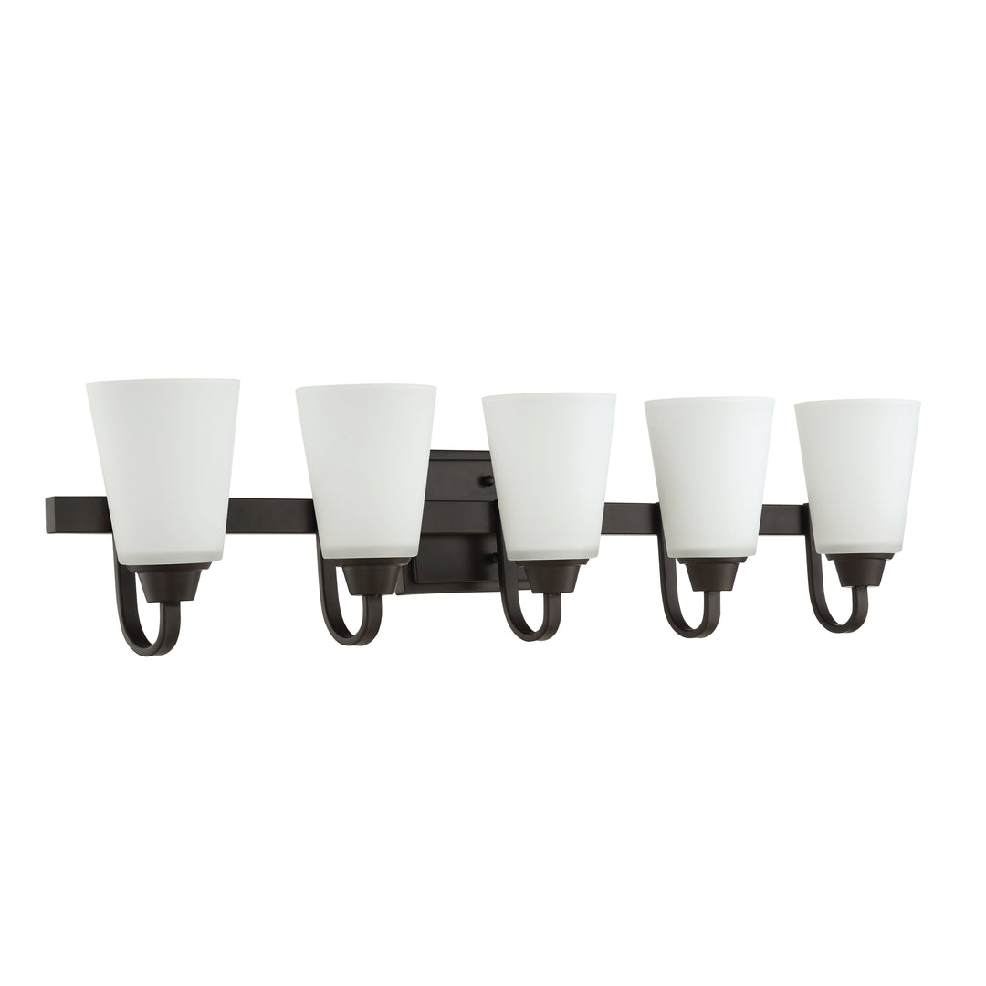 CRAFTMADE Grace 5 Light Vanity in Espresso