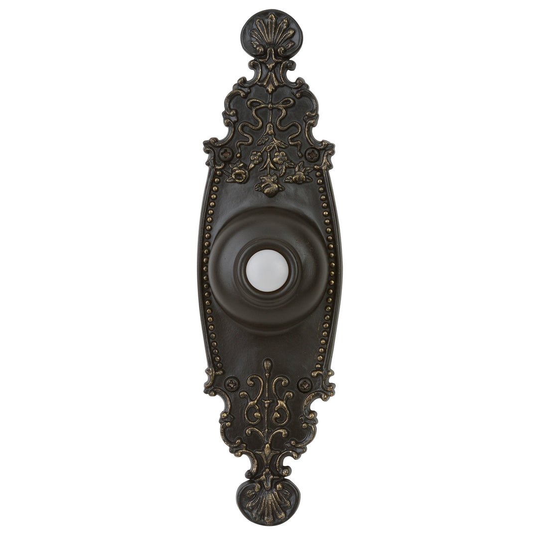 CRAFTMADE Surface Mount Designer LED Lighted Push Button in Antique Bronze