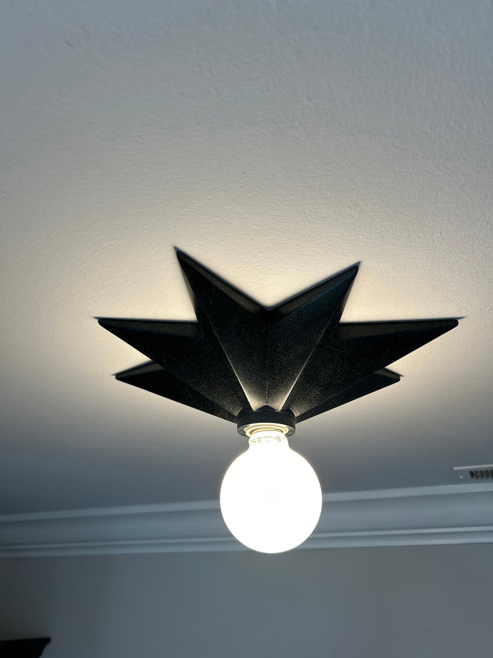 Astro 1 Light Black Sconce Crystorama