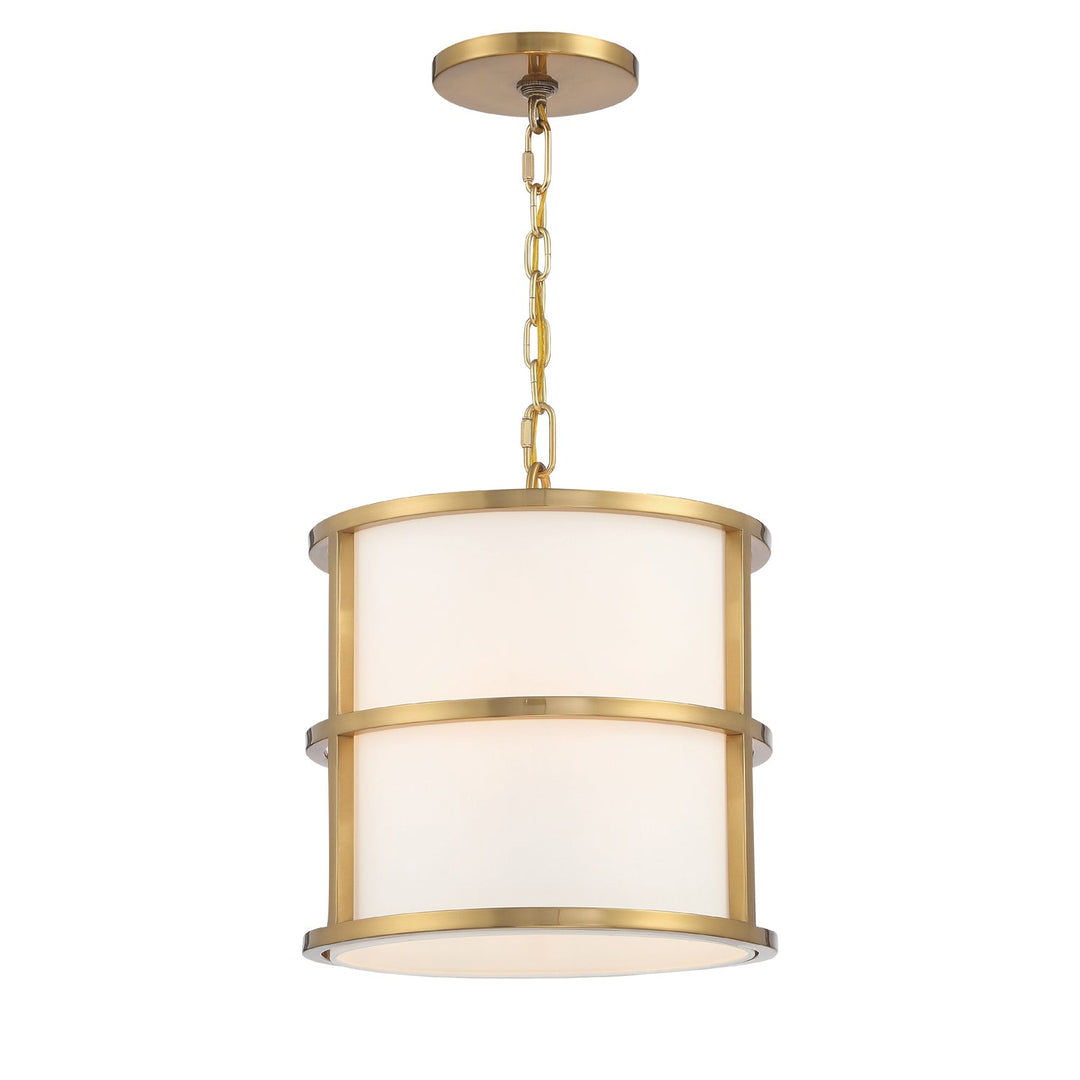 Brian Patrick Flynn Hulton 3 Light Luxe Gold Mini Chandelier Crystorama