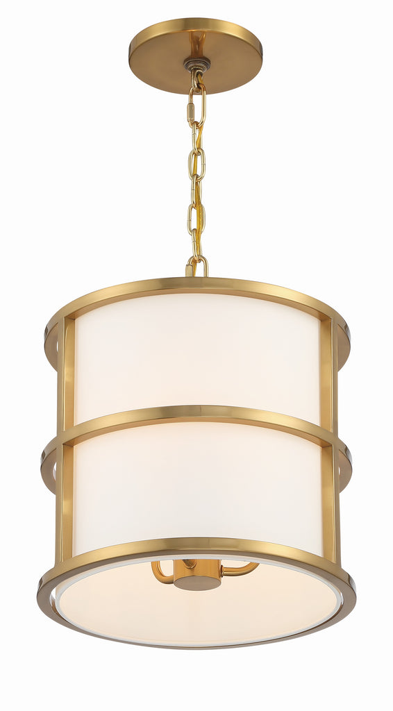 Brian Patrick Flynn Hulton 3 Light Luxe Gold Mini Chandelier Crystorama