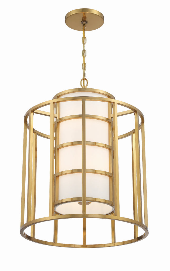 Brian Patrick Flynn Hulton 6 Light Luxe Gold Chandelier Crystorama