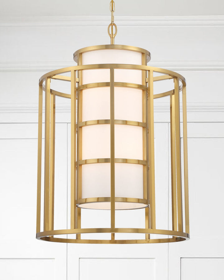 Brian Patrick Flynn Hulton 6 Light Luxe Gold Chandelier Crystorama