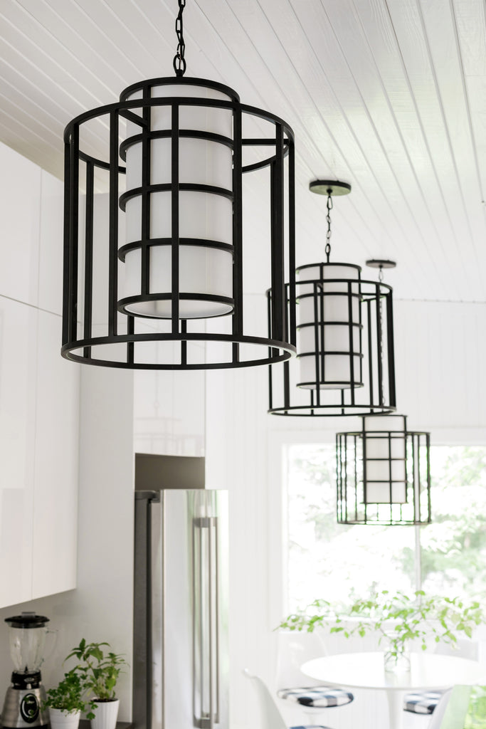 Brian Patrick Flynn Hulton 6 Light Matte Black Chandelier Crystorama