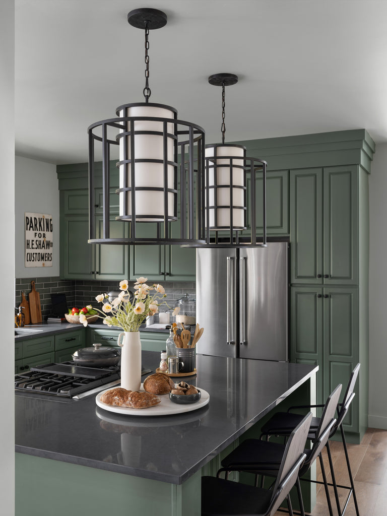 Brian Patrick Flynn Hulton 6 Light Matte Black Chandelier Crystorama