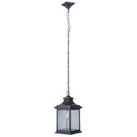 CRAFTMADE Gentry 1 Light Medium Outdoor Pendant in Midnight