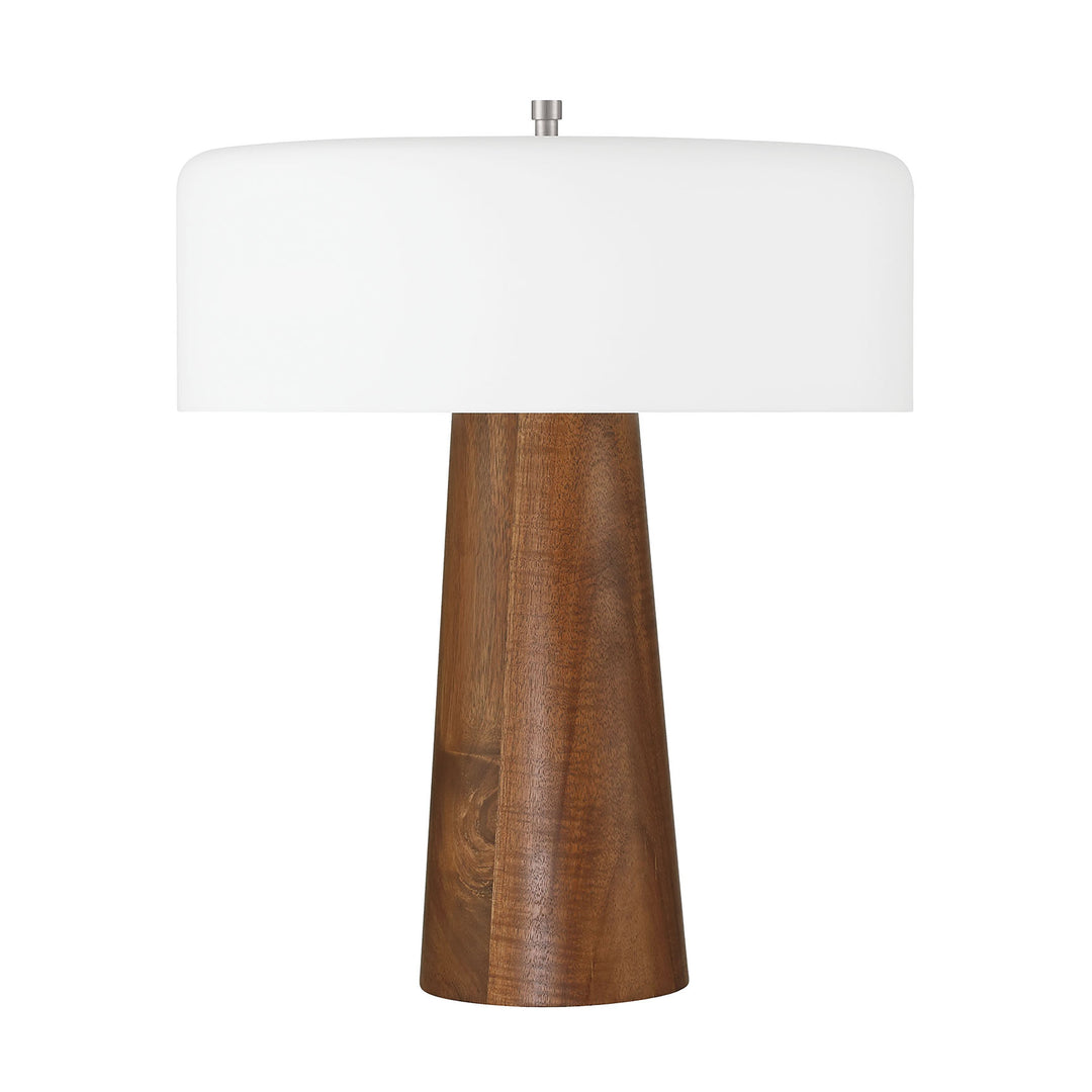 CRAFTMADE 1 Light LED Table Lamp in Walnut