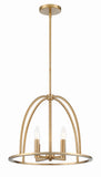 Abbott 4 Light Vibrant Gold Chandelier Crystorama