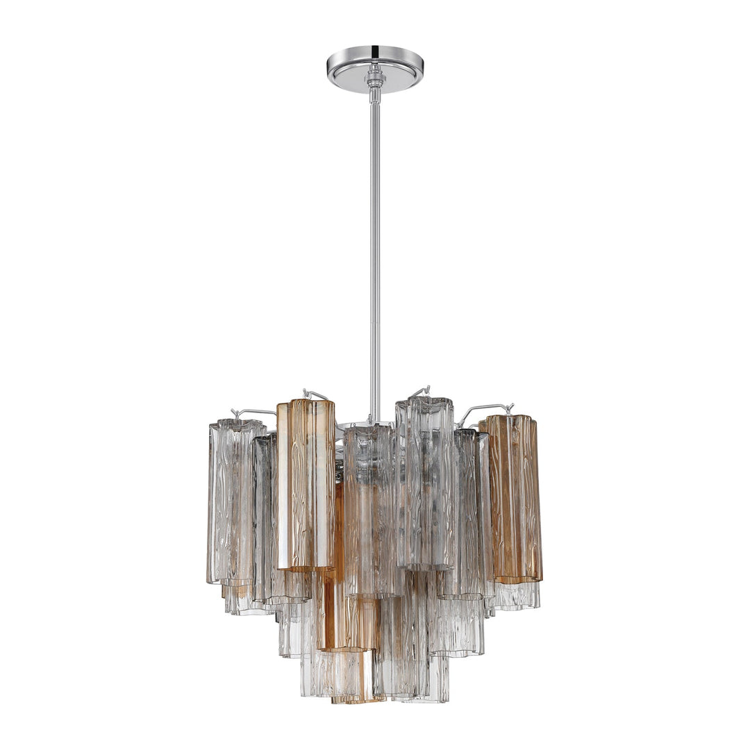 Addis 4 Light Polished Chrome Chandelier Crystorama