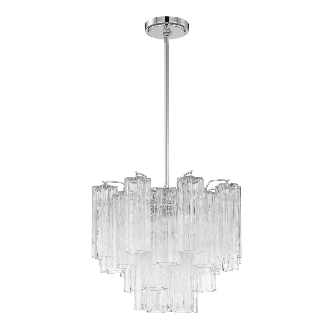 Addis 4 Light Polished Chrome Chandelier Crystorama