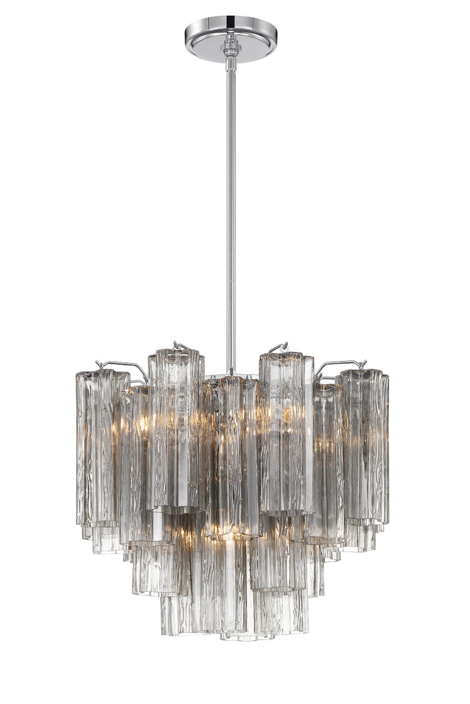 Addis 4 Light Polished Chrome Chandelier Crystorama