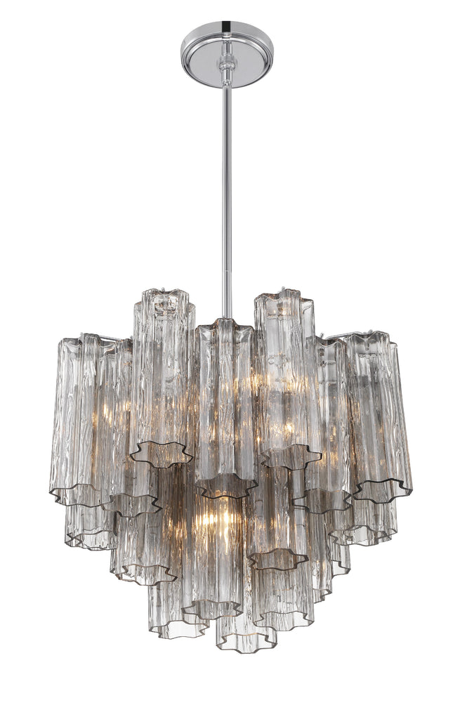 Addis 4 Light Polished Chrome Chandelier Crystorama