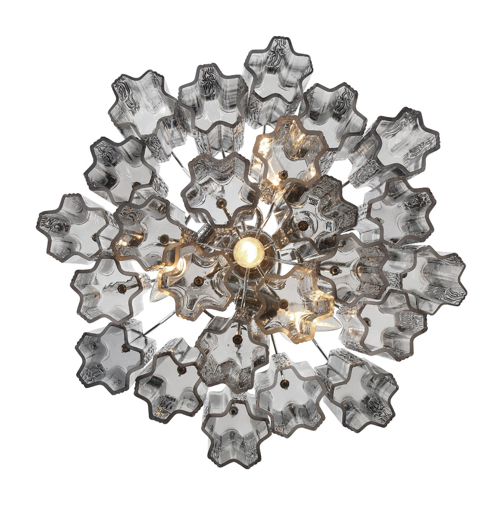 Addis 4 Light Polished Chrome Chandelier Crystorama