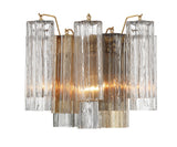 Addis 2 Light Aged Brass Sconce Crystorama