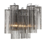 Addis 2 Light Polished Chrome Sconce Crystorama