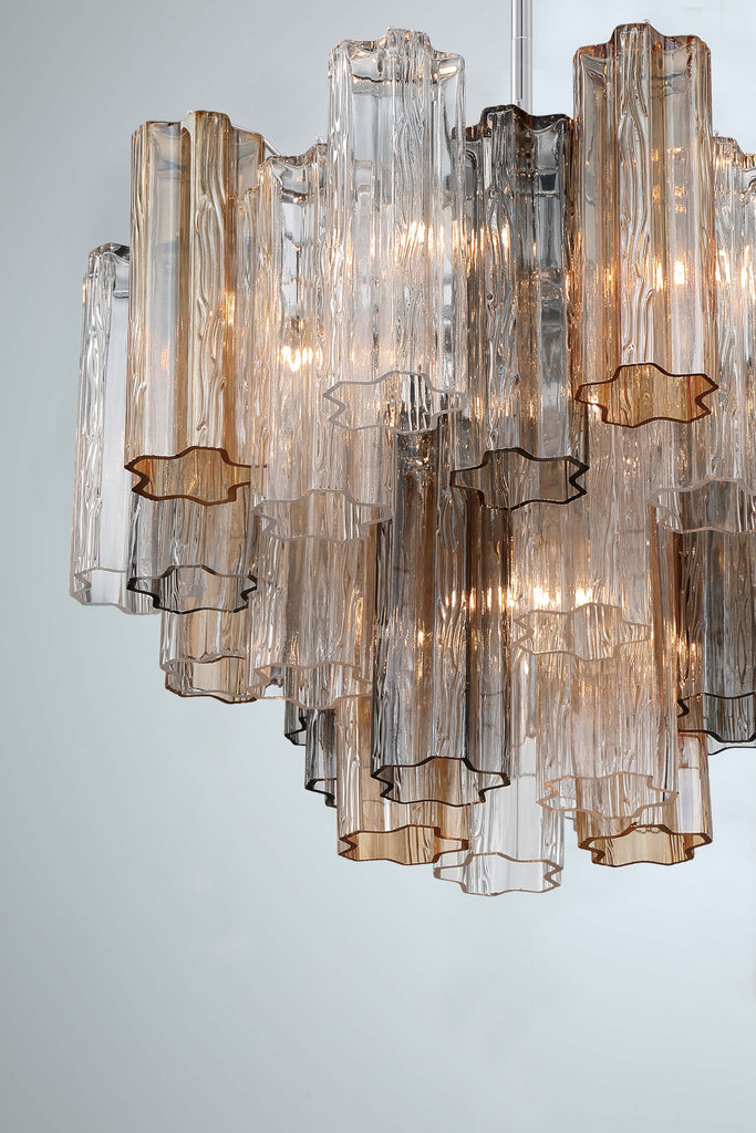 Addis 6 Light Polished Chrome Chandelier Crystorama