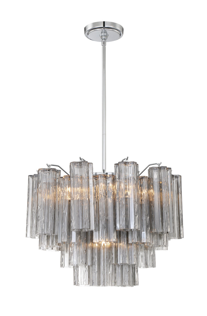 Addis 6 Light Polished Chrome Chandelier Crystorama