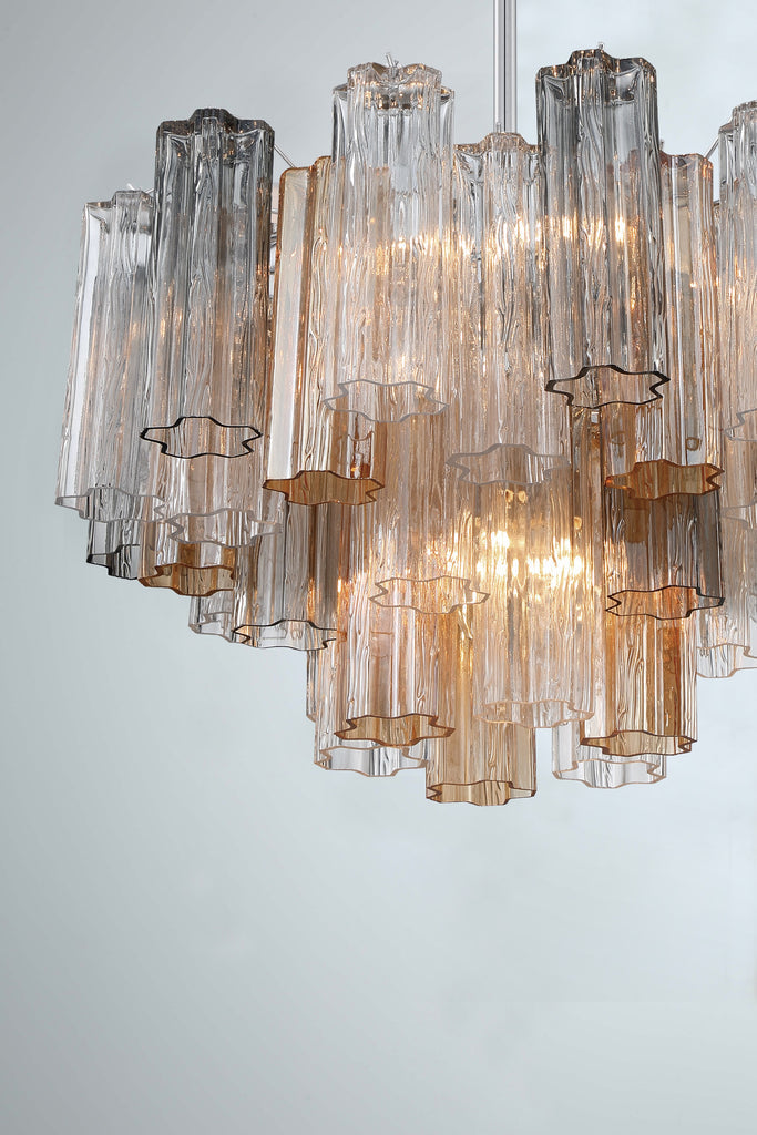 Addis 9 Light Polished Chrome Chandelier Crystorama