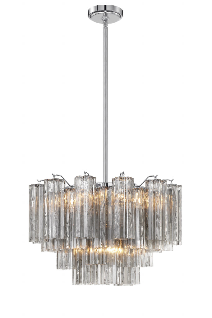 Addis 9 Light Polished Chrome Chandelier Crystorama