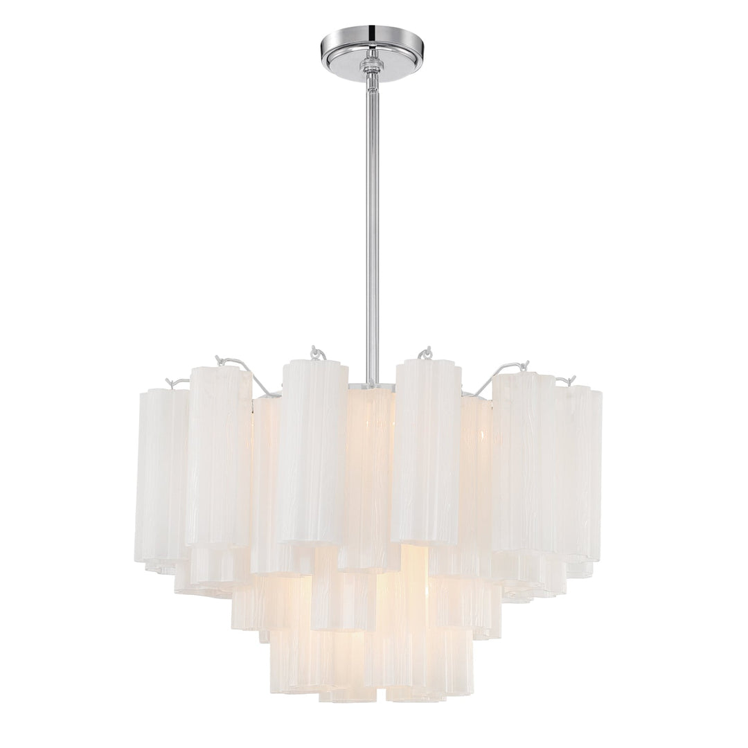 Addis 9 Light Polished Chrome Chandelier Crystorama