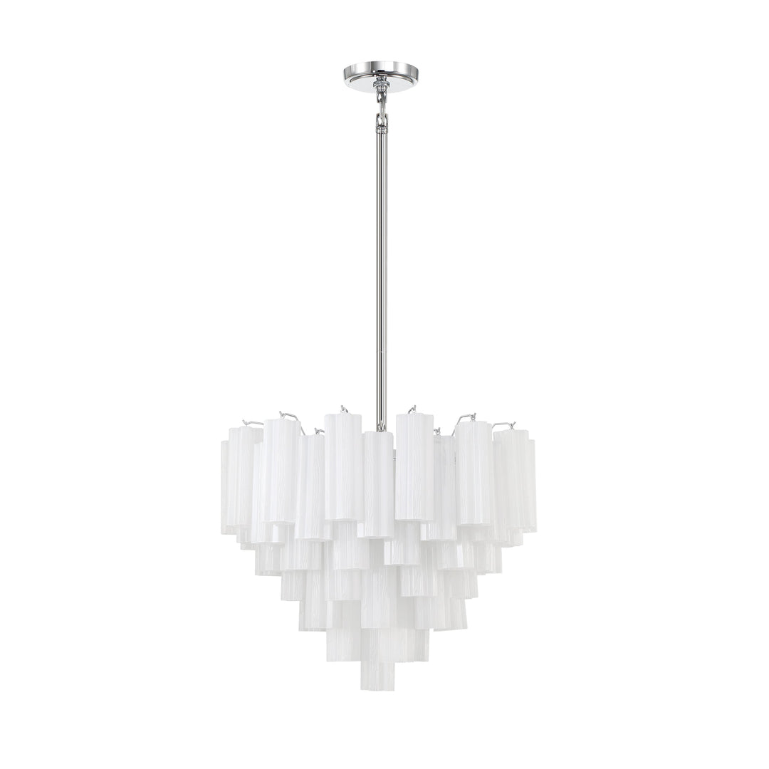 Addis 12 Light Polished Chrome Chandelier Crystorama