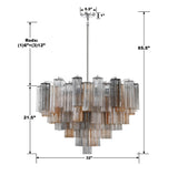 Addis 16 Light Polished Chrome Chandelier Crystorama