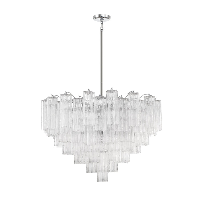 Addis 16 Light Polished Chrome Chandelier Crystorama