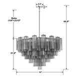 Addis 16 Light Polished Chrome Chandelier Crystorama