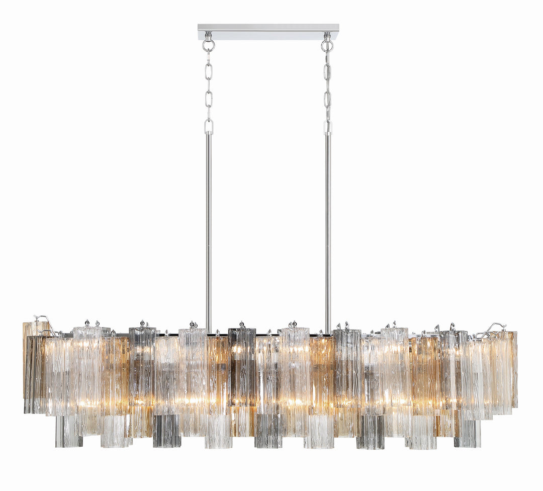 Addis 14 Light Polished Chrome Chandelier Crystorama